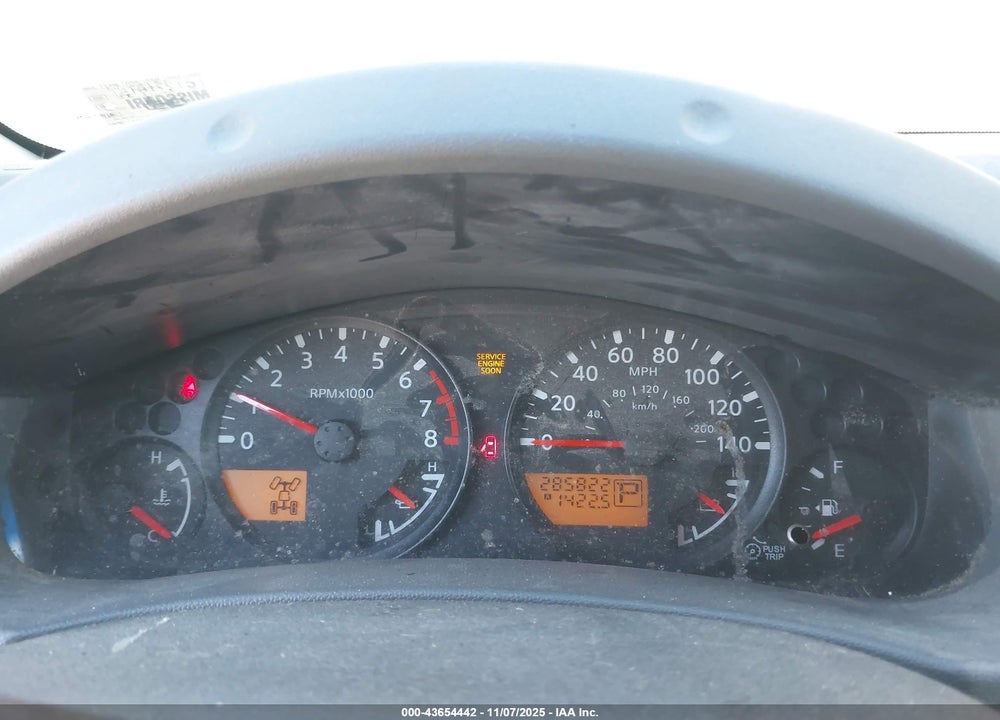 2007 NISSAN XTERRA S VIN: 5N1AN08W17C520453