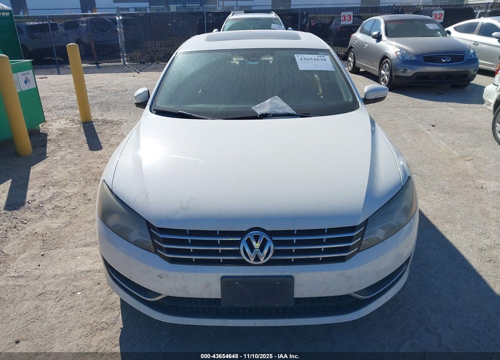 2014 VOLKSWAGEN PASSAT 2.0L TDI SE VIN: 1VWBN7A35EC085870
