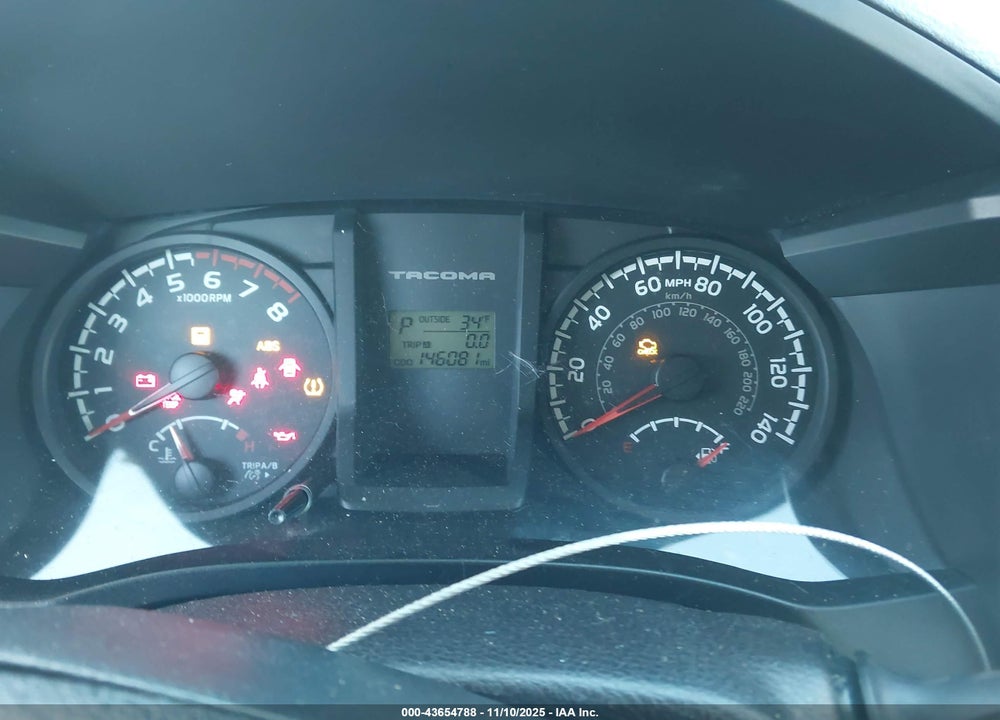 2016 TOYOTA TACOMA SR VIN: 5TFRX5GN8GX059798
