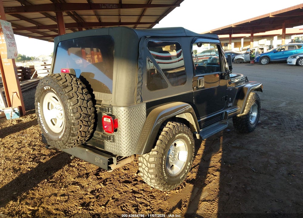 2001 JEEP WRANGLER SPORT VIN: 1J4FA49S41P355128