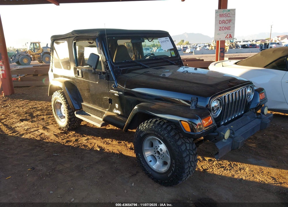 2001 JEEP WRANGLER SPORT VIN: 1J4FA49S41P355128