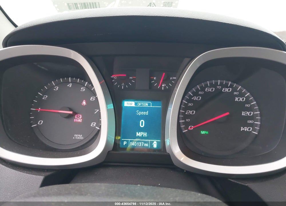 2013 CHEVROLET EQUINOX 1LT VIN: 2GNFLEEK5D6258754