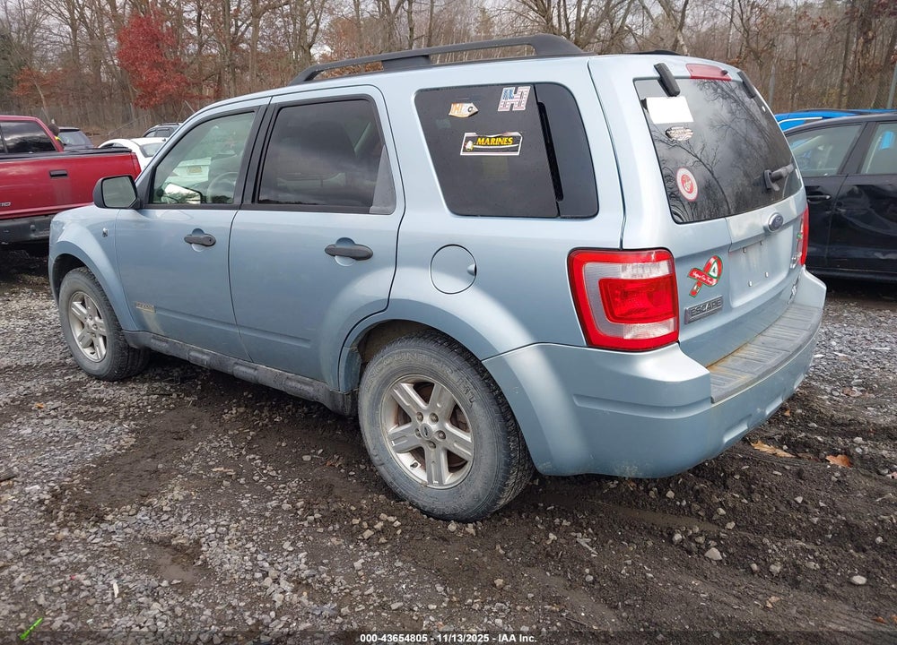 2008 FORD ESCAPE HYBRID VIN: 1FMCU49H58KD39348