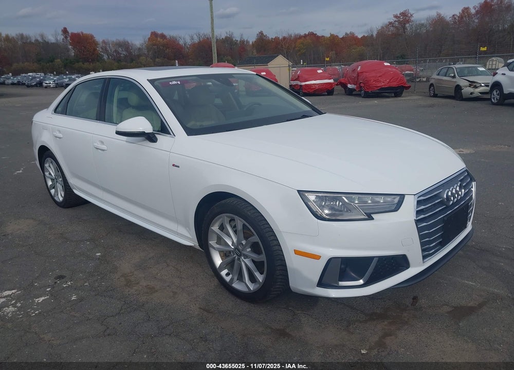 2019 AUDI A4 45 PREMIUM VIN: WAUDNAF45KA066914