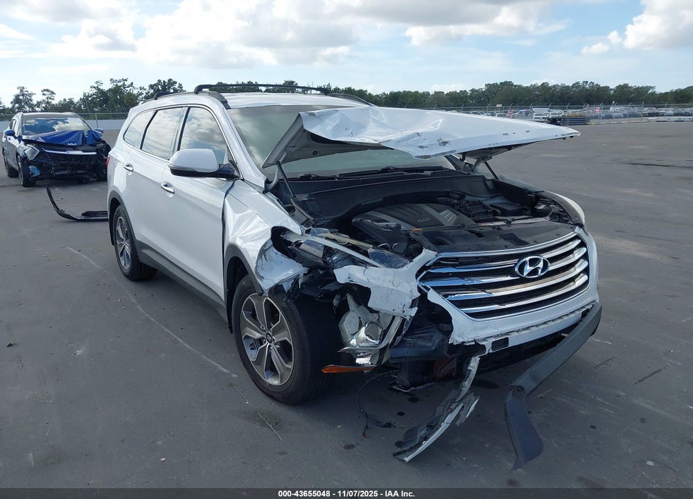 2013 HYUNDAI SANTA FE GLS VIN: KM8SN4HF0DU010922