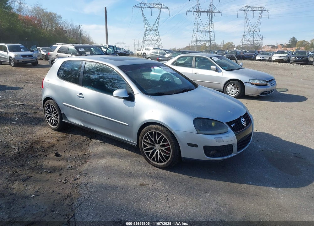 2006 VOLKSWAGEN GTI 2-DOOR VIN: WVWFV71K46W139851