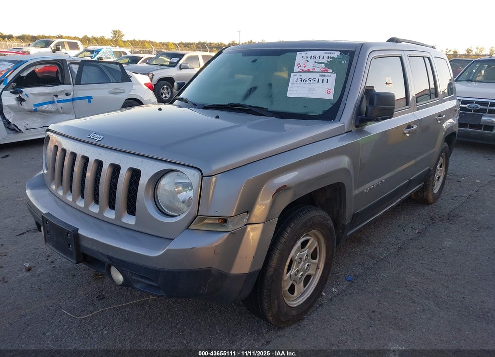 2016 JEEP PATRIOT SPORT VIN: 1C4NJPBB5GD602812