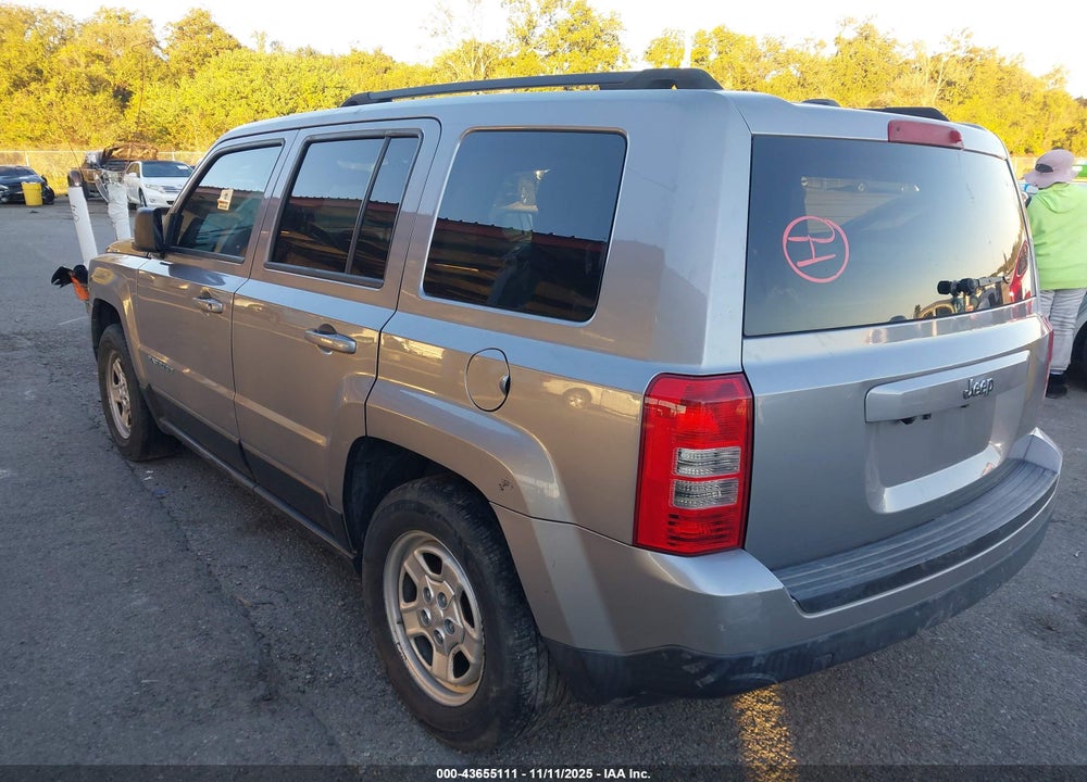2016 JEEP PATRIOT SPORT VIN: 1C4NJPBB5GD602812