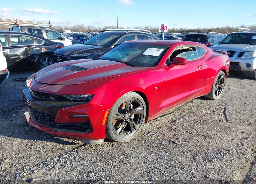 2019 CHEVROLET CAMARO 2SS VIN: 1G1FH1R70K0138206