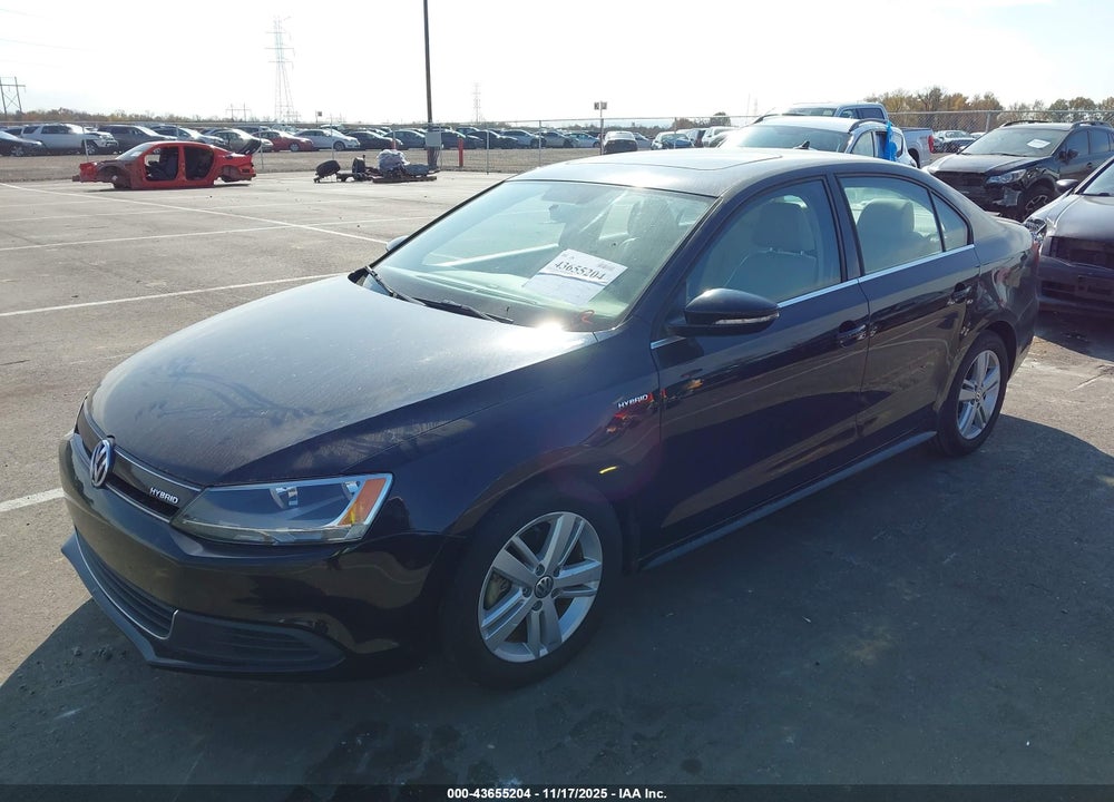 2013 VOLKSWAGEN JETTA HYBRID SEL VIN: 3VW637AJ6DM278791