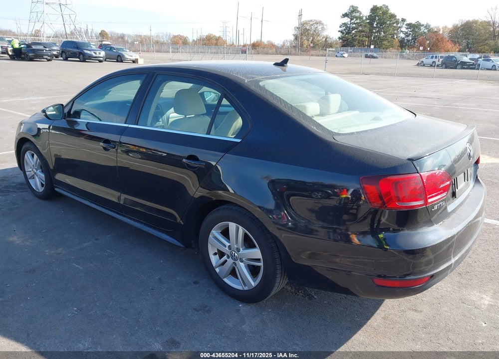 2013 VOLKSWAGEN JETTA HYBRID SEL VIN: 3VW637AJ6DM278791