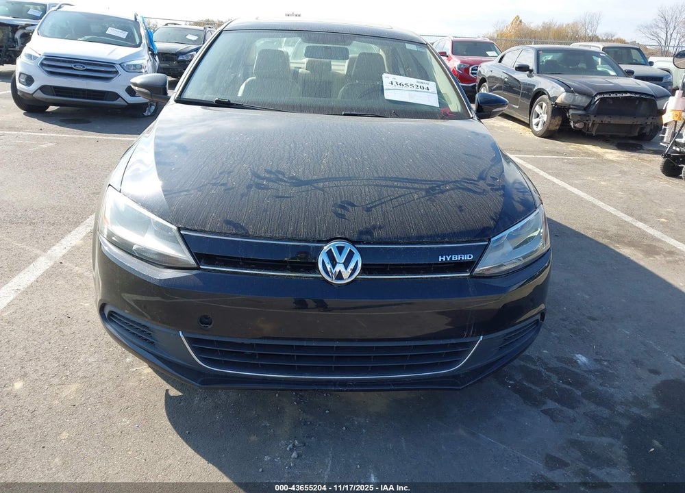 2013 VOLKSWAGEN JETTA HYBRID SEL VIN: 3VW637AJ6DM278791