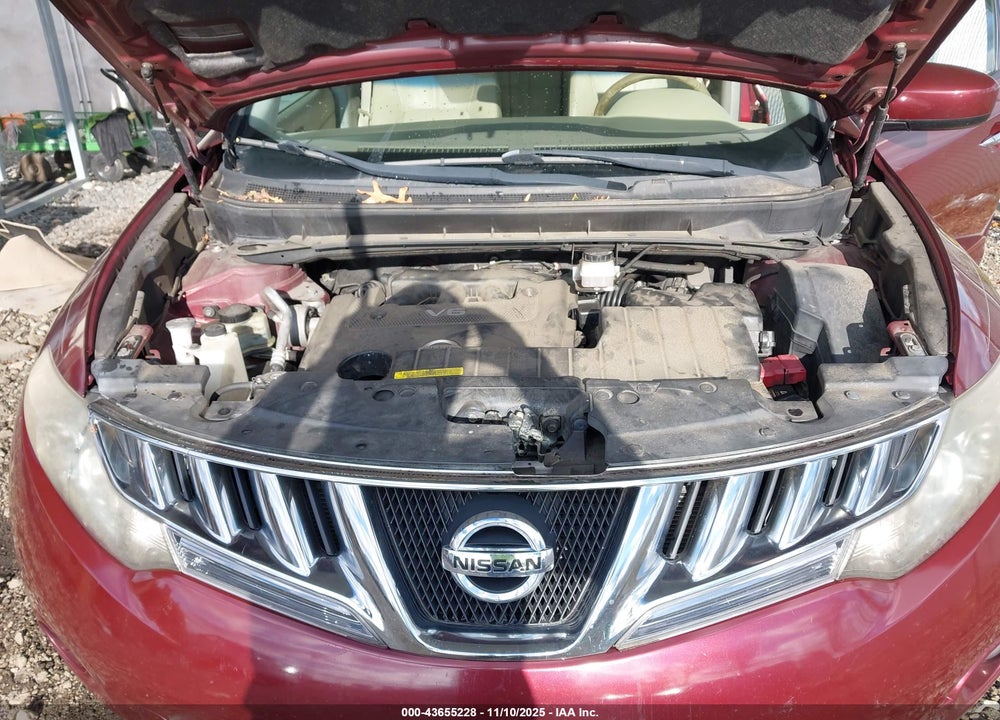 2010 NISSAN MURANO SL VIN: JN8AZ1MW1AW125865
