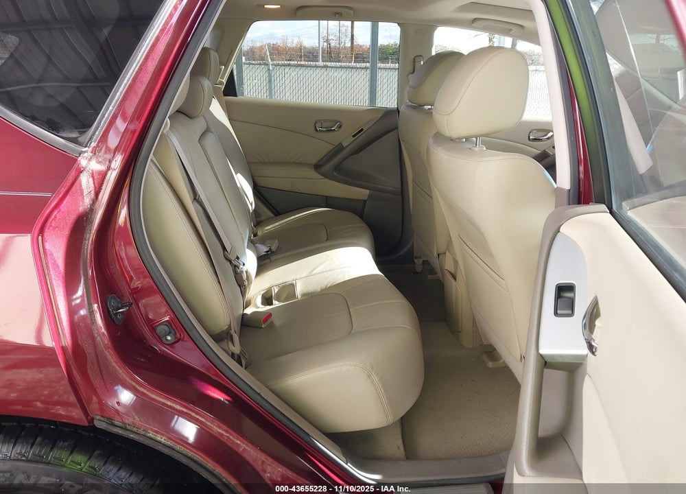 2010 NISSAN MURANO SL VIN: JN8AZ1MW1AW125865