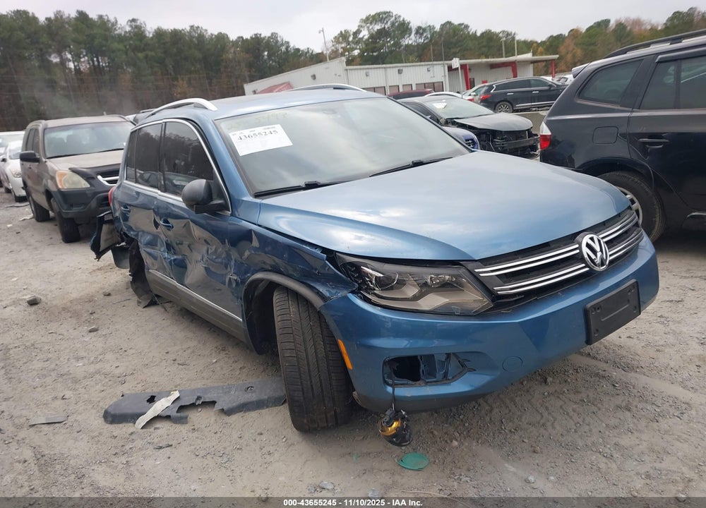 2017 VOLKSWAGEN TIGUAN 2.0T SEL VIN: WVGWV7AX9HK012563