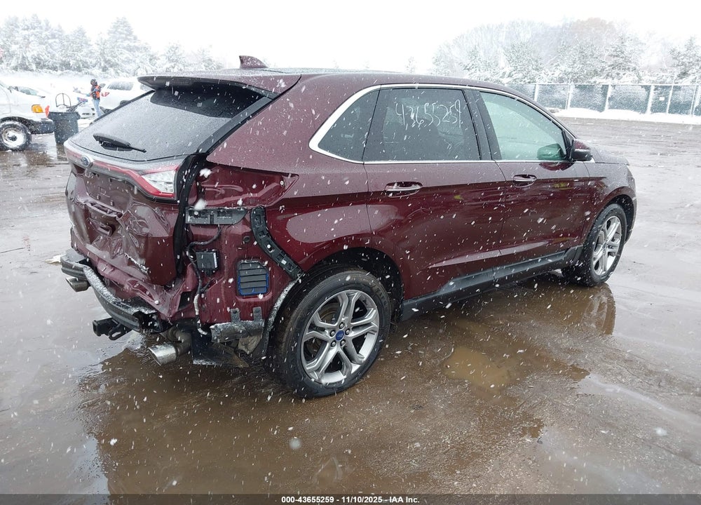 2017 FORD EDGE TITANIUM VIN: 2FMPK4K86HBC60380