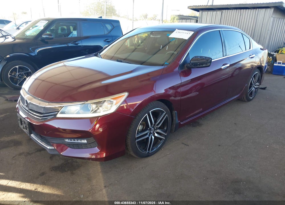2017 HONDA ACCORD SPORT VIN: 1HGCR2F53HA118861
