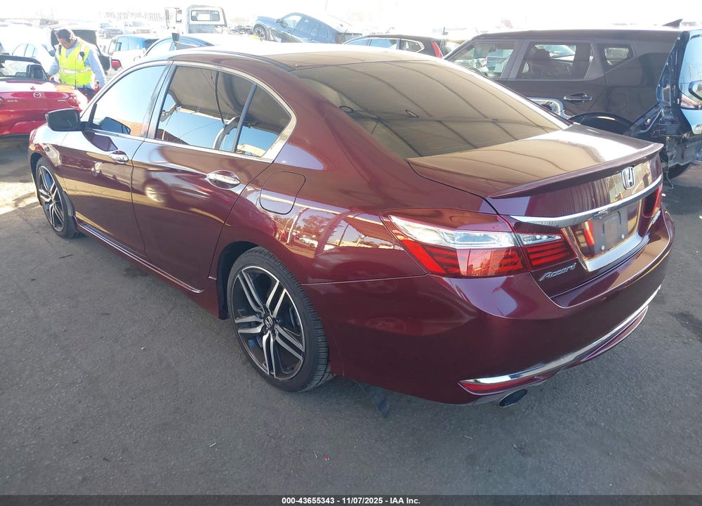 2017 HONDA ACCORD SPORT VIN: 1HGCR2F53HA118861
