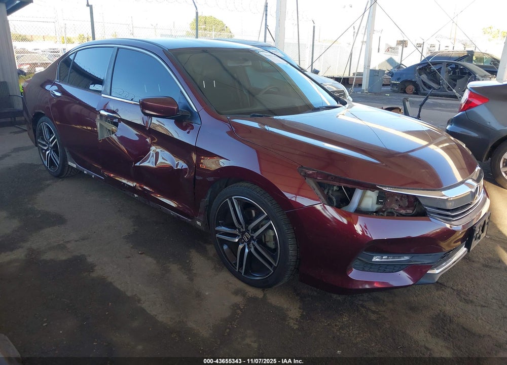 2017 HONDA ACCORD SPORT VIN: 1HGCR2F53HA118861