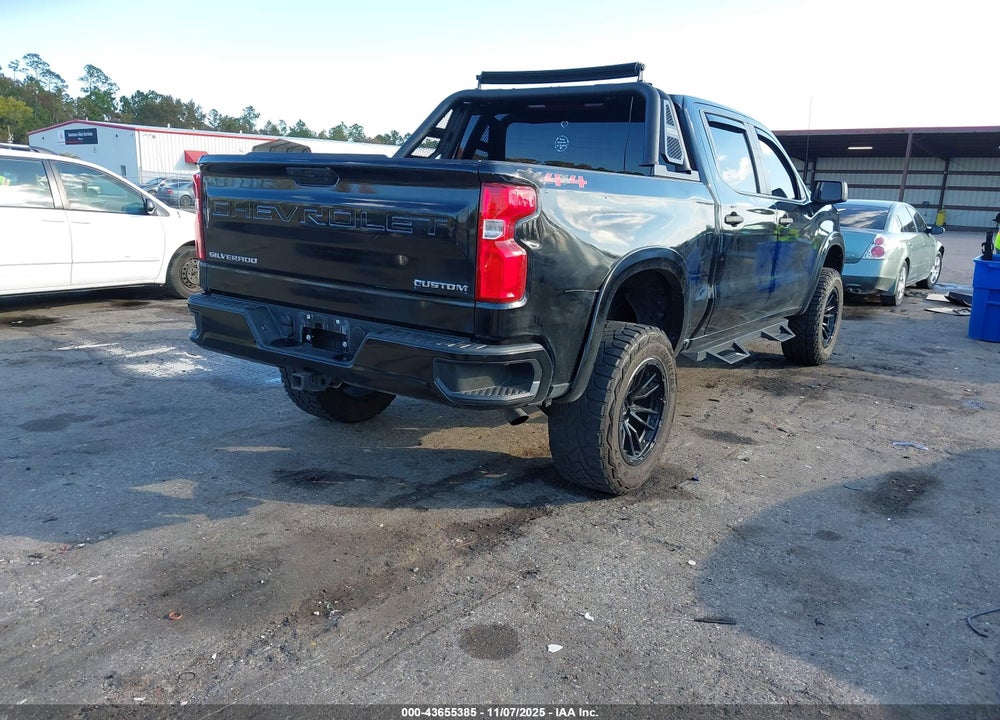 2021 CHEVROLET SILVERADO 1500 2WD SHORT BED CUSTOM VIN: 1GCPWBEKXMZ416920
