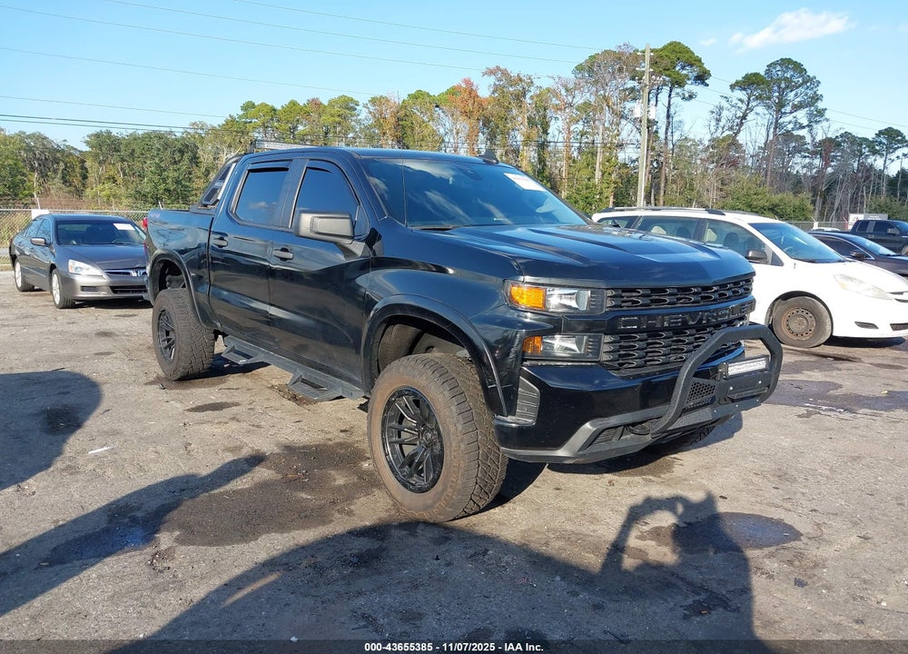 2021 CHEVROLET SILVERADO 1500 2WD SHORT BED CUSTOM VIN: 1GCPWBEKXMZ416920