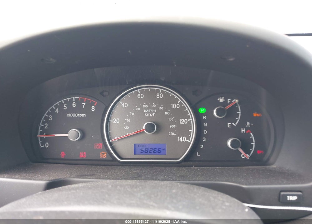 2009 HYUNDAI ELANTRA GLS VIN: KMHDU46D69U644725