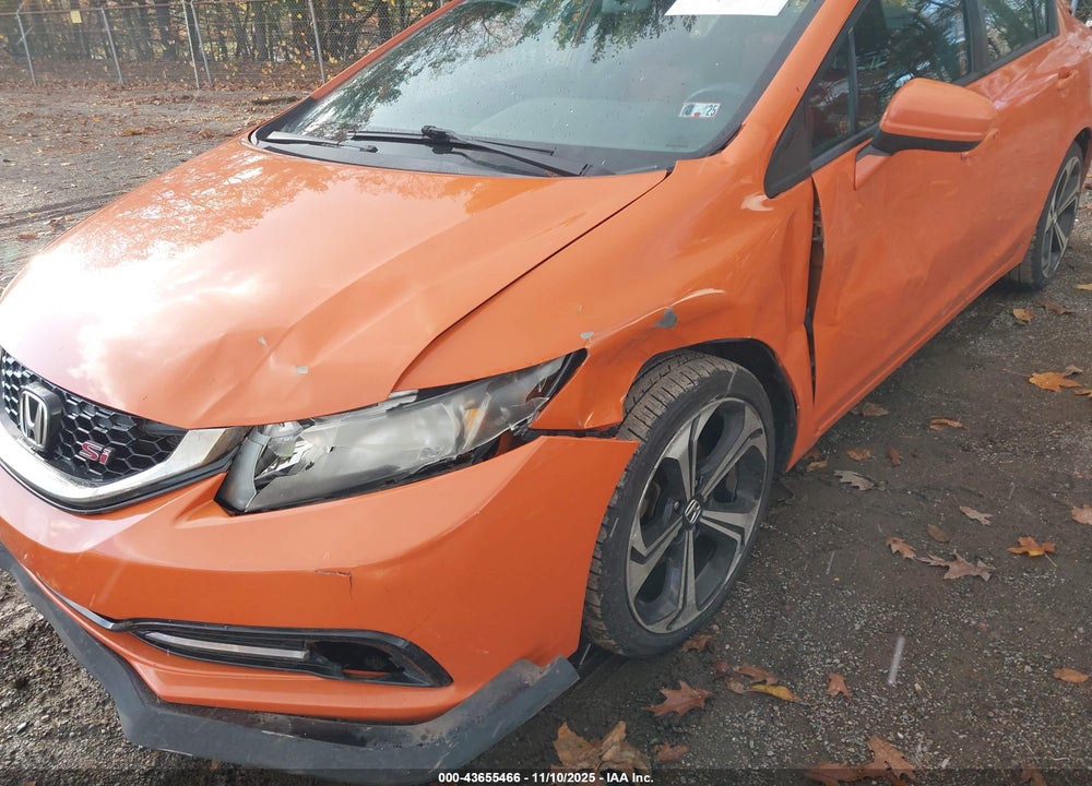 2014 HONDA CIVIC SI VIN: 2HGFB6E54EH704539
