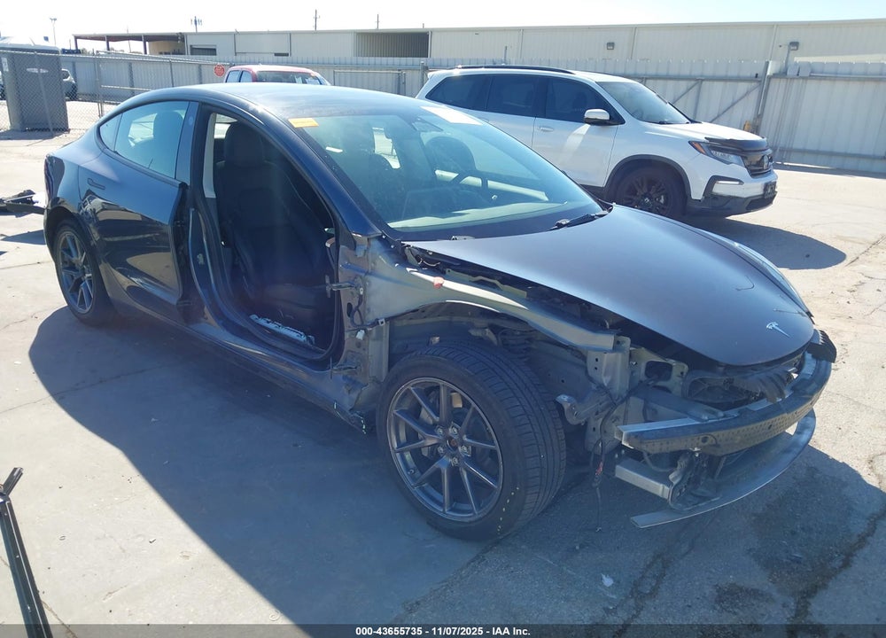 2022 TESLA MODEL 3 LONG RANGE DUAL MOTOR ALL-WHEEL DRIVE VIN: 5YJ3E1EB3NF206761