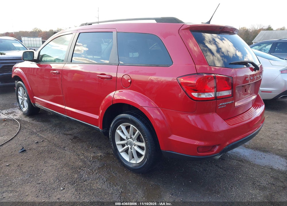2016 DODGE JOURNEY VIN: 3C4PDDBG2GT163444