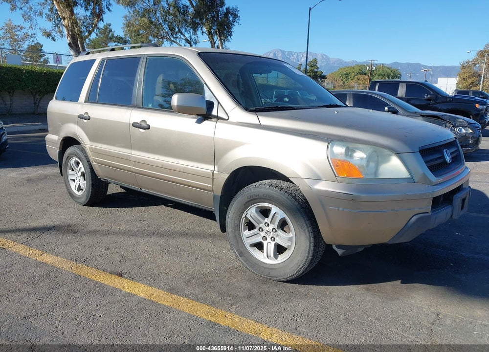 2005 HONDA PILOT EX-L VIN: 2HKYF18695H515525