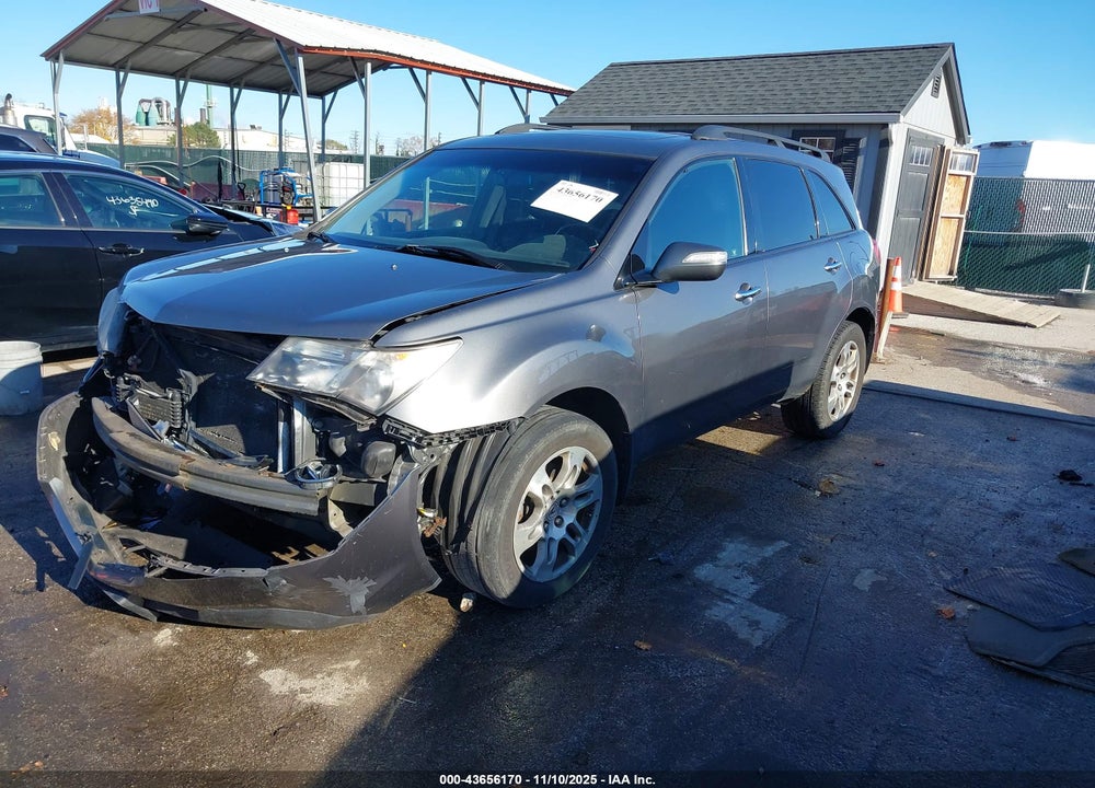 2008 ACURA MDX VIN: 2HNYD28298H527934