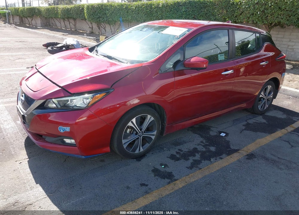 2021 NISSAN LEAF SV PLUS 62 KWH VIN: 1N4BZ1CV4MC555295