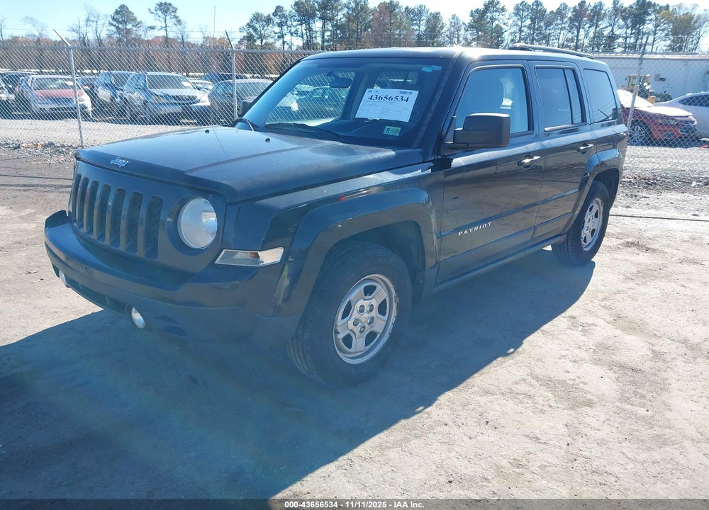 2014 JEEP PATRIOT SPORT VIN: 1C4NJPBB4ED617945