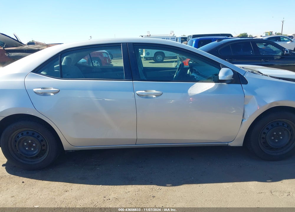 2016 TOYOTA COROLLA LE VIN: 2T1BURHE5GC693195