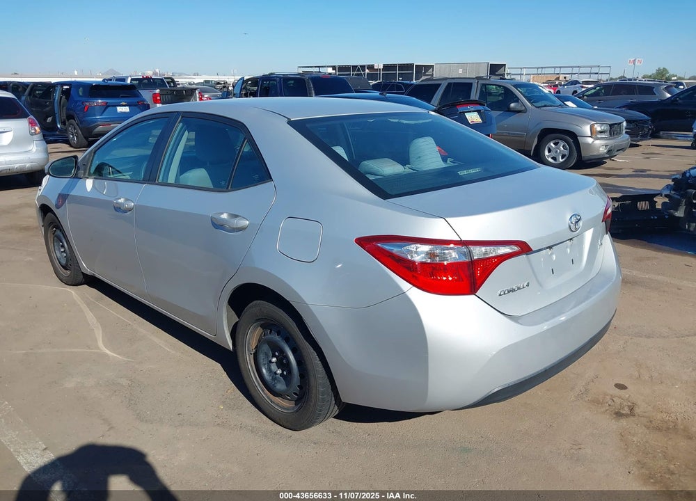 2016 TOYOTA COROLLA LE VIN: 2T1BURHE5GC693195