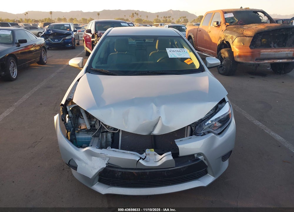 2016 TOYOTA COROLLA LE VIN: 2T1BURHE5GC693195