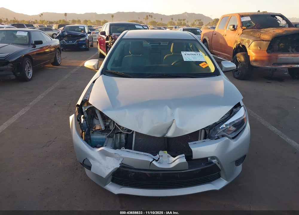 2016 TOYOTA COROLLA LE VIN: 2T1BURHE5GC693195