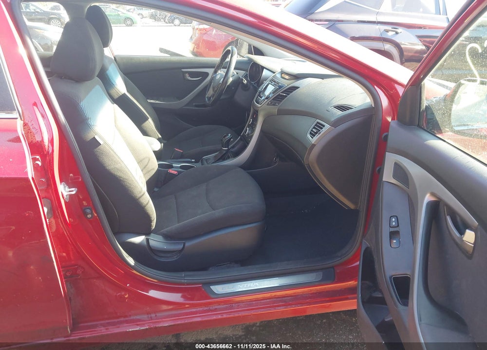 2016 HYUNDAI ELANTRA VIN: KMHDH4AE0GU605534