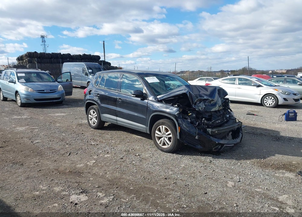 2012 VOLKSWAGEN TIGUAN S VIN: WVGAV7AX8CW593436