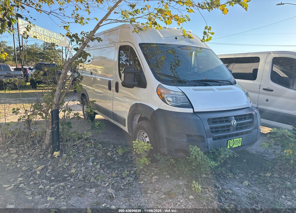 2018 RAM PROMASTER 2500 VIN: 3C6TRVCGXJE112569