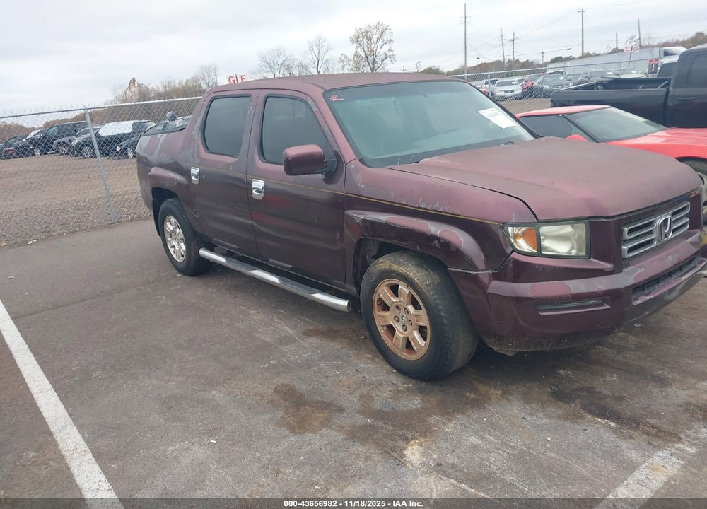 2008 HONDA RIDGELINE RTS VIN: 2HJYK16418H517484