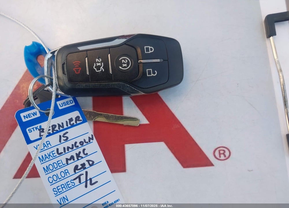 2015 LINCOLN MKC VIN: 5LMTJ2AH6FUJ27937