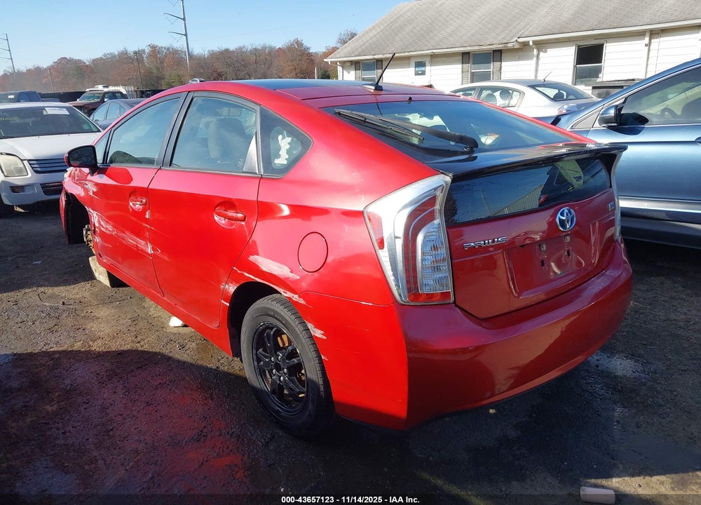 2013 TOYOTA PRIUS THREE VIN: JTDKN3DU0D1730970