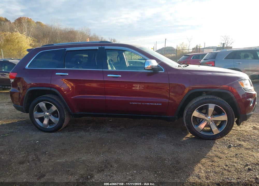 2016 JEEP GRAND CHEROKEE LIMITED VIN: 1C4RJFBG3GC495885