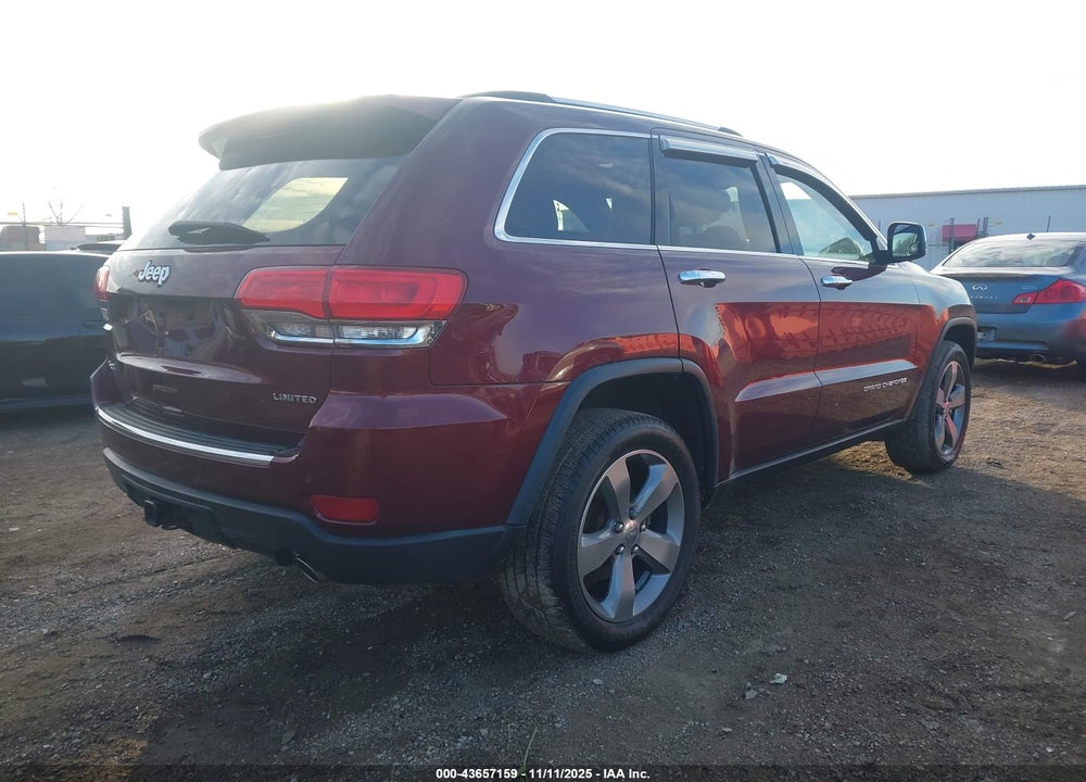 2016 JEEP GRAND CHEROKEE LIMITED VIN: 1C4RJFBG3GC495885