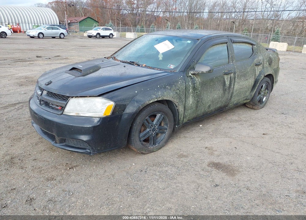 2013 DODGE AVENGER SE V6 VIN: 1C3CDZAG8DN581620