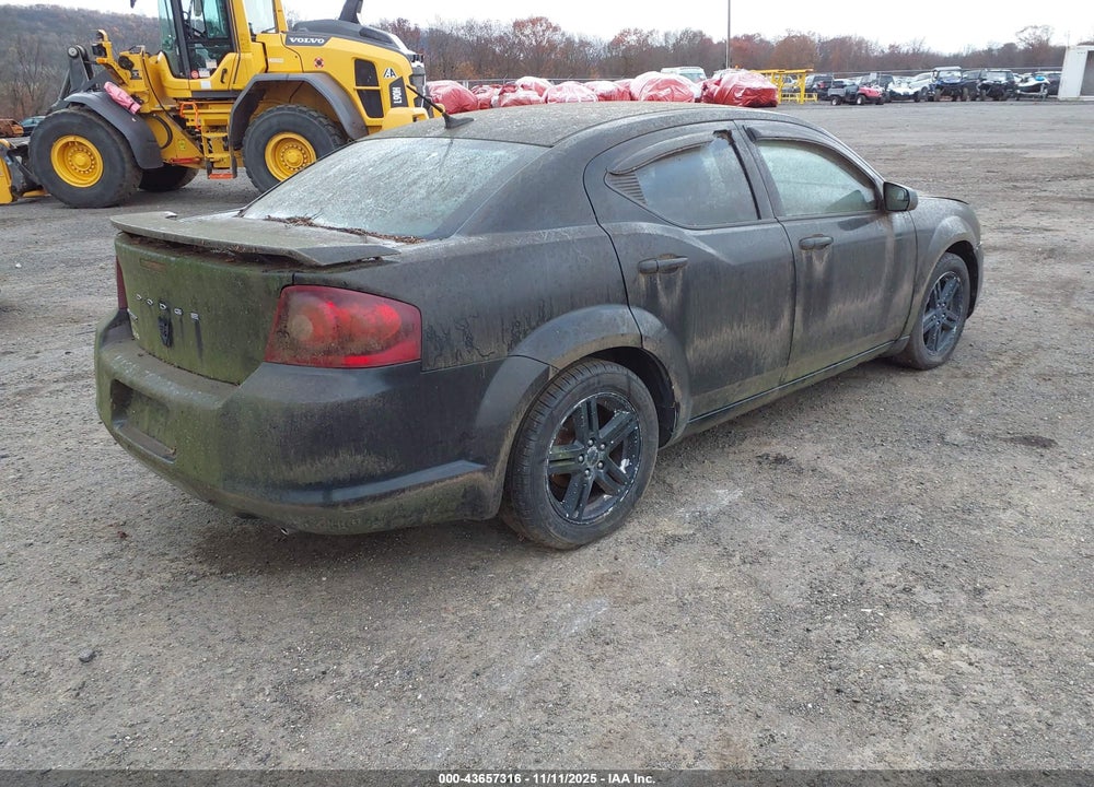 2013 DODGE AVENGER SE V6 VIN: 1C3CDZAG8DN581620