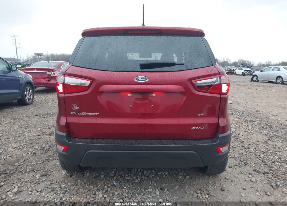 2021 FORD ECOSPORT SE VIN: MAJ6S3GL6MC429465