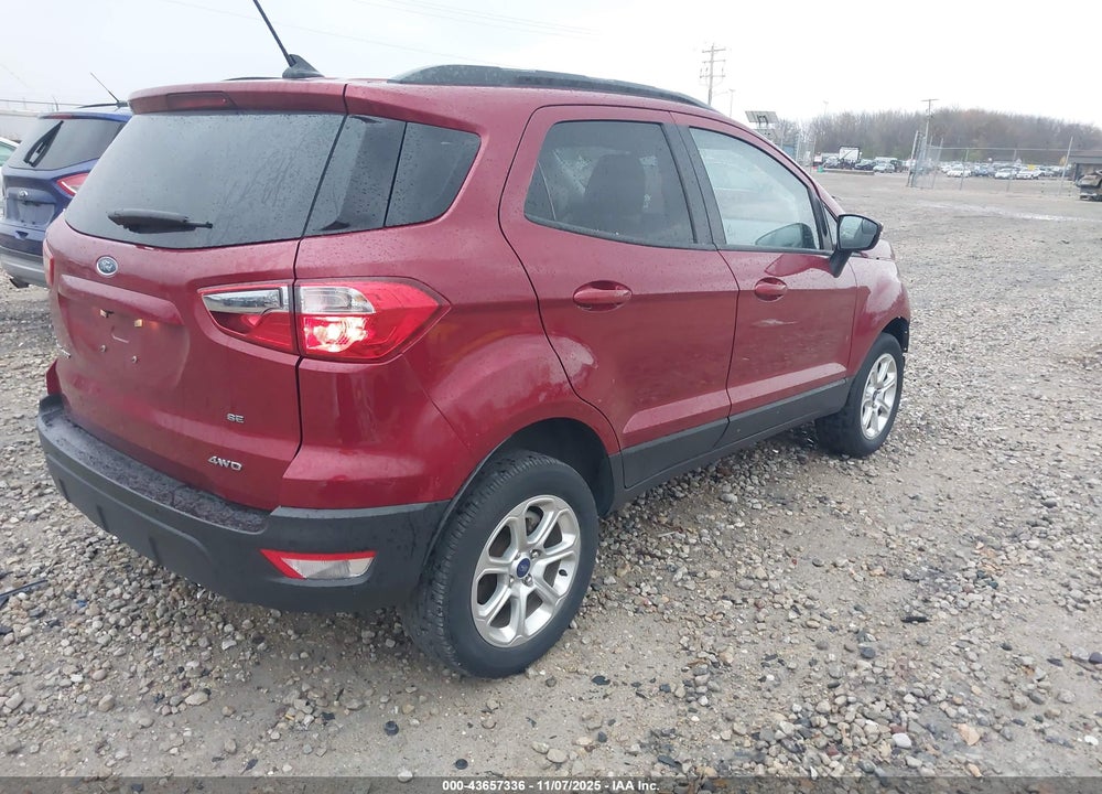 2021 FORD ECOSPORT SE VIN: MAJ6S3GL6MC429465