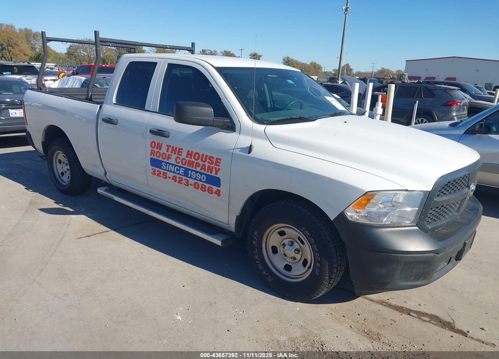 2019 RAM 1500 CLASSIC TRADESMAN  4X2 6'4 BOX VIN: 1C6RR6FG0KS590512